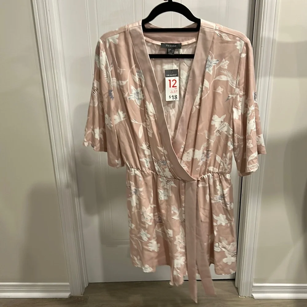 PRIMARK FLORAL PRINT ROMPER - Picture 1 of 3